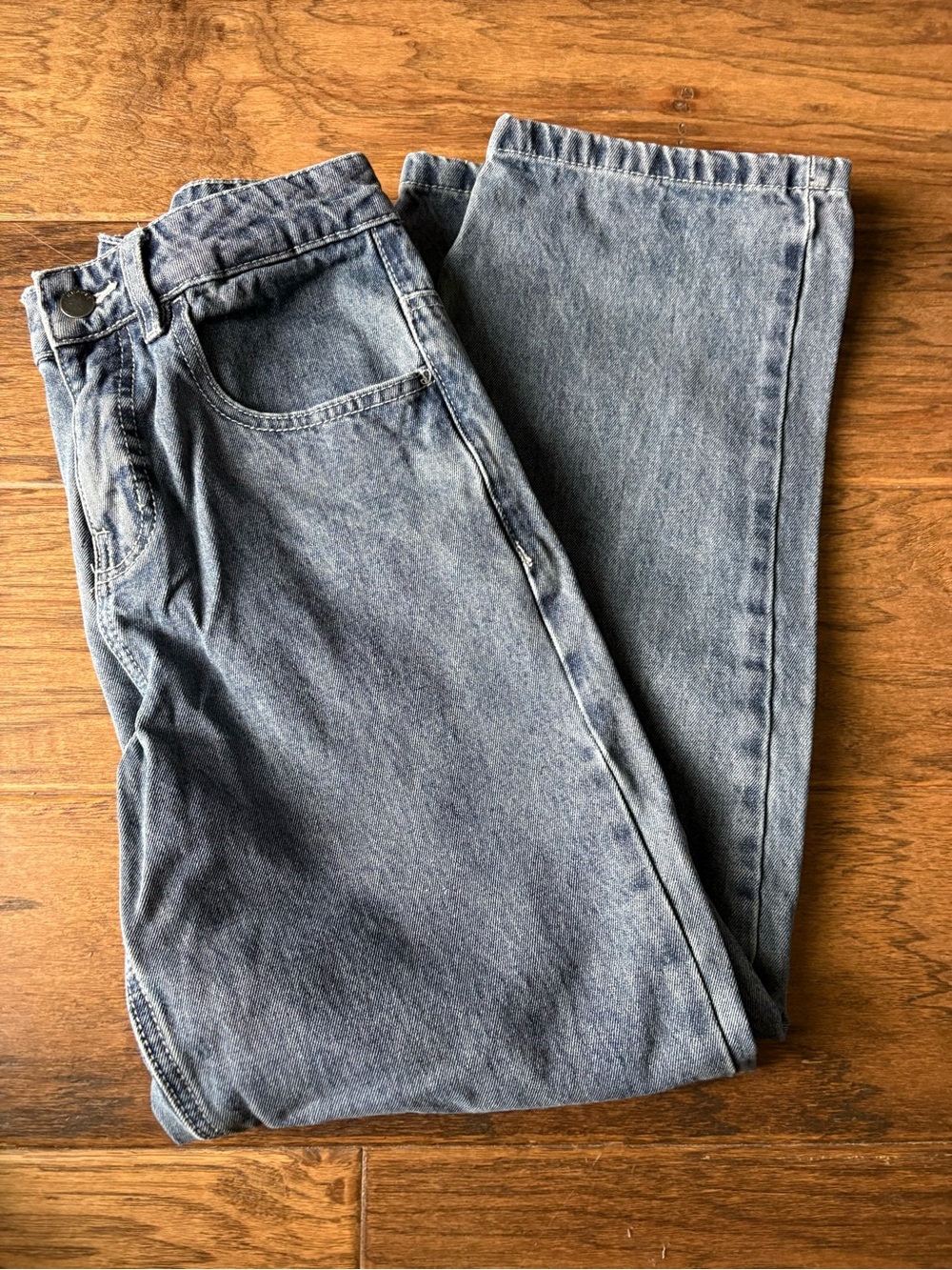 Empyre Vintage Light Blue Wide-Leg High-Rise Jeans